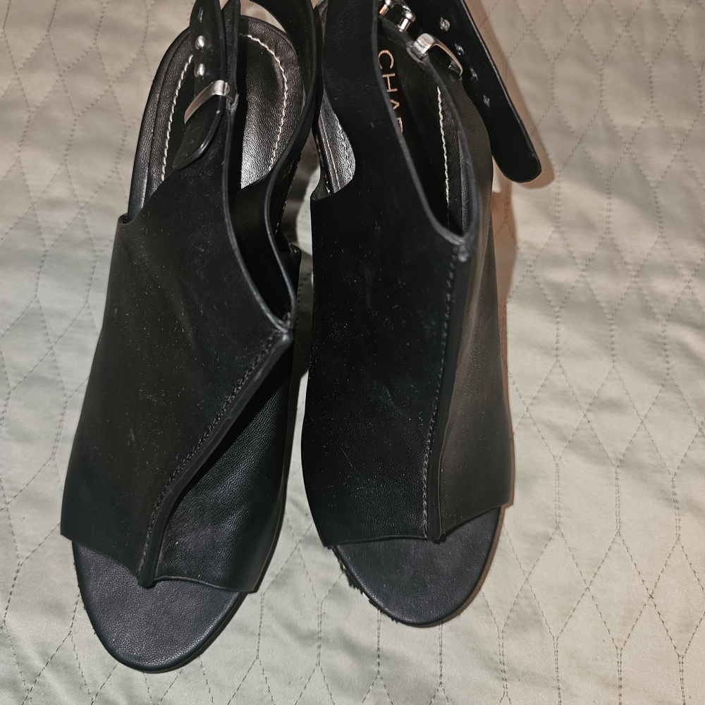 Charles By Charles David Black Wedges